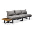 Populär trevlig plattform trä utseende plattform soffa